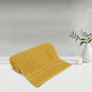 Lush & Beyond | 100% Cotton Bath Towel | Set of 1 | 500 GSM | Premium, Super-Soft, Absorbent & Odor Resistant | 56 x 26 Inches