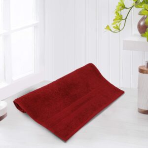 Lush & Beyond | 100% Cotton Hand Towel | Set of 1 | 500 GSM | Premium, Super-Soft, Absorbent & Odor Resistant | 14 x 26 Inches